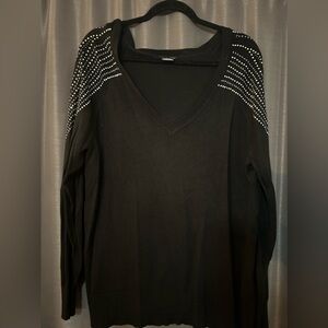 City Chic Studded Shirt Size XS/14